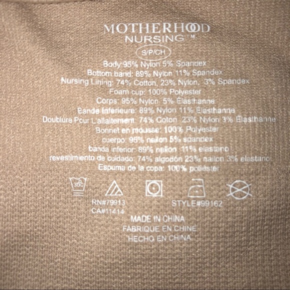 NWT MOTHERHOOD Full busted seamless  nursing bra - Picture 4 of 6